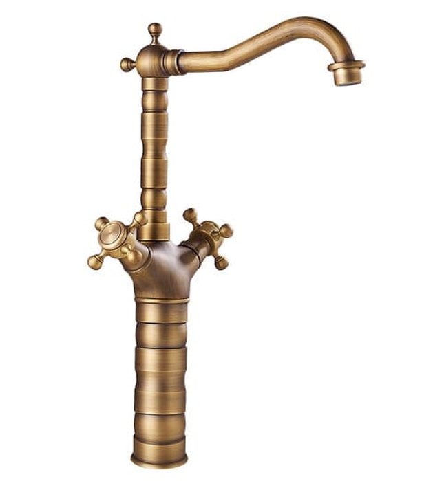 Vòi chậu nóng lạnh đồng thau Haduvico VR080