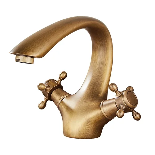 Vòi chậu nóng lạnh đồng thau Haduvico VR019