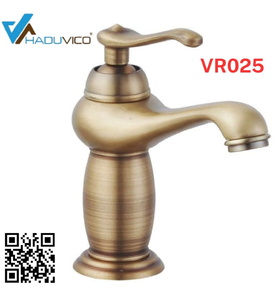 Vòi chậu nóng lạnh đồng thau Haduvico VR025
