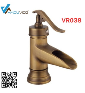 Vòi chậu nóng lạnh đồng thau Haduvico VR038