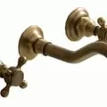Vòi chậu nóng lạnh gắn tường đồng thau Haduvico VR018M