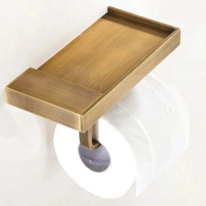 Kệ giấy vệ sinh bằng đồng Haduvico PK012