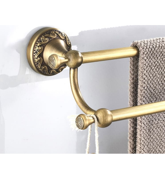 Thanh Vắt khăn đôi bằng đồng Haduvico PK028M