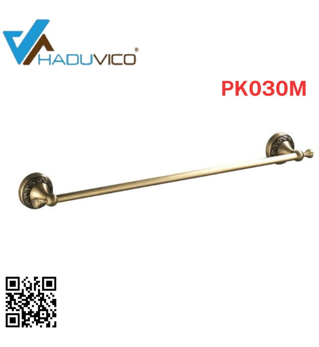 Thanh Vắt khăn đơn bằng đồng Haduvico PK030M