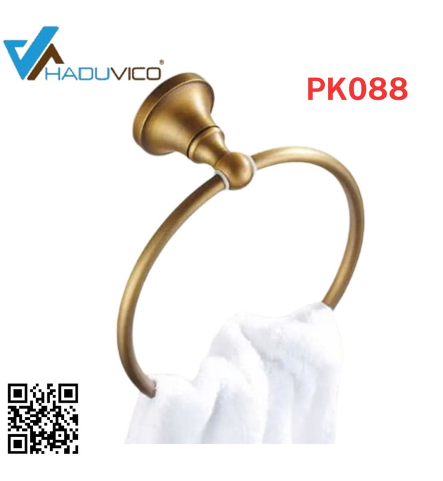 Vòng treo khăn bằng đồng Haduvico PK088