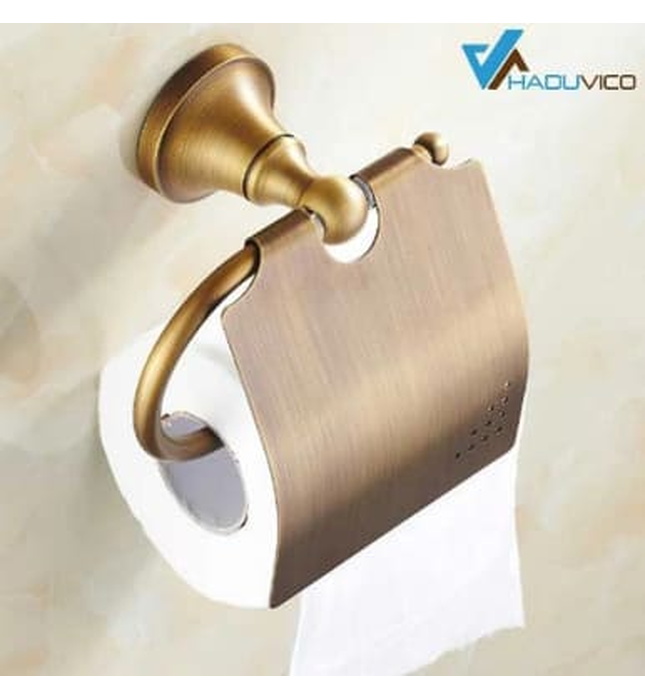 Móc giấy vệ sinh bằng đồng Haduvico PK096