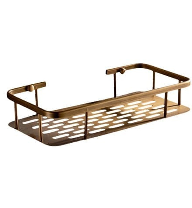 Kệ để đồ phòng tắm bằng đồng Haduvico PK121