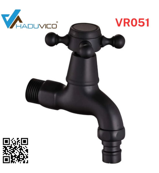 Vòi nước lạnh bằng đồng gắn tường Haduvico VR051