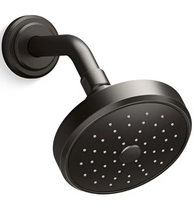 Bát sen tắm và tay sen gắn tường màu Chrome Kallista P24942-00-CP