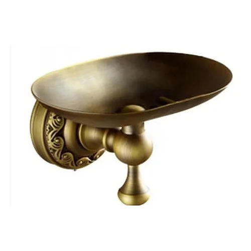 Khay đựng xà phòng chân hoa bằng đồng haduvico PK026M