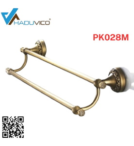 Thanh Vắt khăn đôi bằng đồng Haduvico PK028M