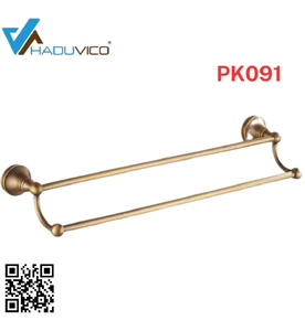 Thanh Vắt khăn đôi bằng đồng Haduvico PK091