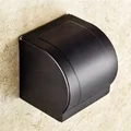 Hộp đựng giấy vệ sinh bằng đồng màu đen Haduvico PK058