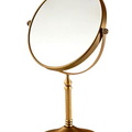 Gương soi đặt bàn khung bằng đồng Haduvico PK086