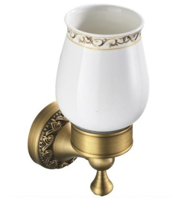 Giá để cốc đơn bằng đồng Haduvico PK024M