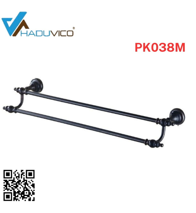Thanh Vắt khăn đôi bằng đồng Haduvico PK038M