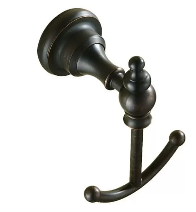 Móc treo áo đôi bằng đồng Haduvico PK042M