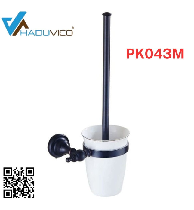 Giá để chổi cọ Toilet bằng đồng Haduvico PK043M