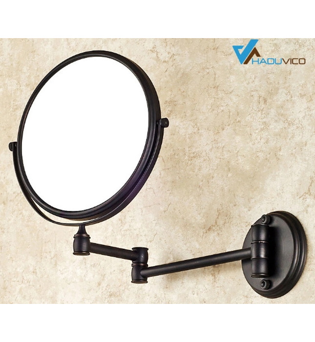 Gương gắn tường khung bằng đồng Haduvico PK048