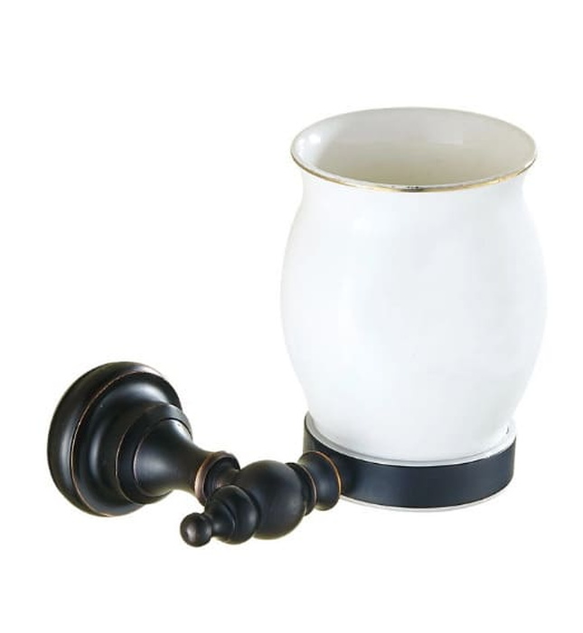 Giá để cốc đơn bằng đồng Haduvico PK057M