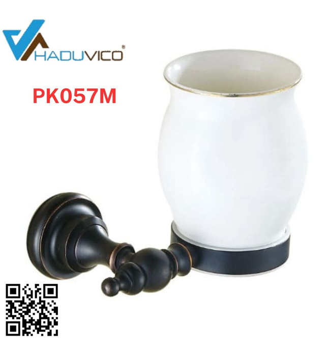 Giá để cốc đơn bằng đồng Haduvico PK057M