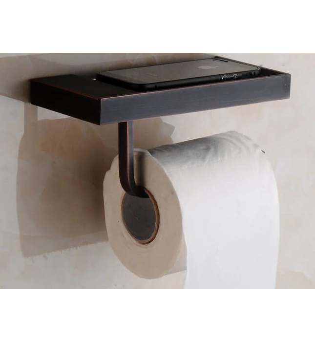 Kệ giấy vệ sinh bằng đồng Haduvico PK064