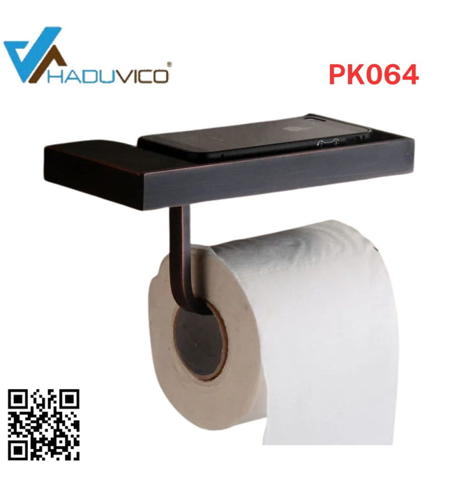 Kệ giấy vệ sinh bằng đồng Haduvico PK064