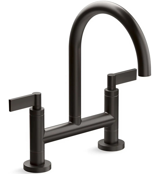 Vòi chậu rửa bát nóng lạnh Nickel Kallista P25202-LV-AG