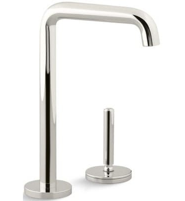 Vòi chậu rửa bát lạnh màu đen Kallista P25205-00-PGP