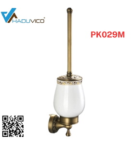 Giá để chổi cọ Toilet bằng đồng Haduvico PK029M
