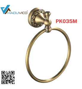 Vòng treo khăn bằng đồng Haduvico PK035M
