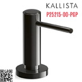 Lọ đựng xà phòng màu đen Kallista P25215-00-PGP