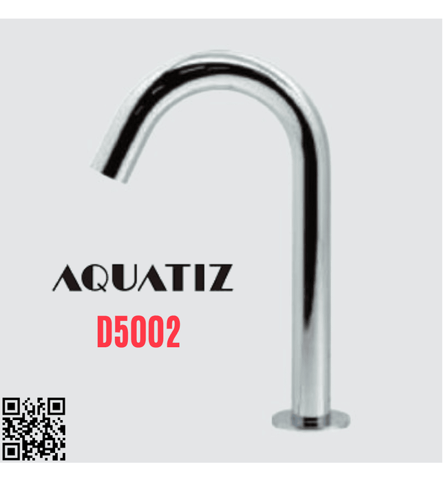 Vòi lavabo cảm ứng nóng lạnh dùng pin điện Aquatiz D5002