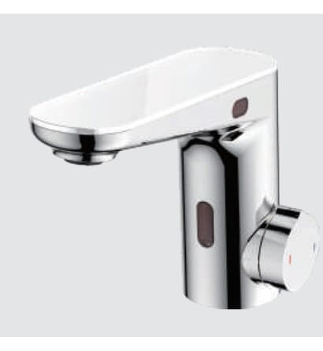 Vòi lavabo cảm ứng nóng lạnh dùng pin điện Aquatiz D503002
