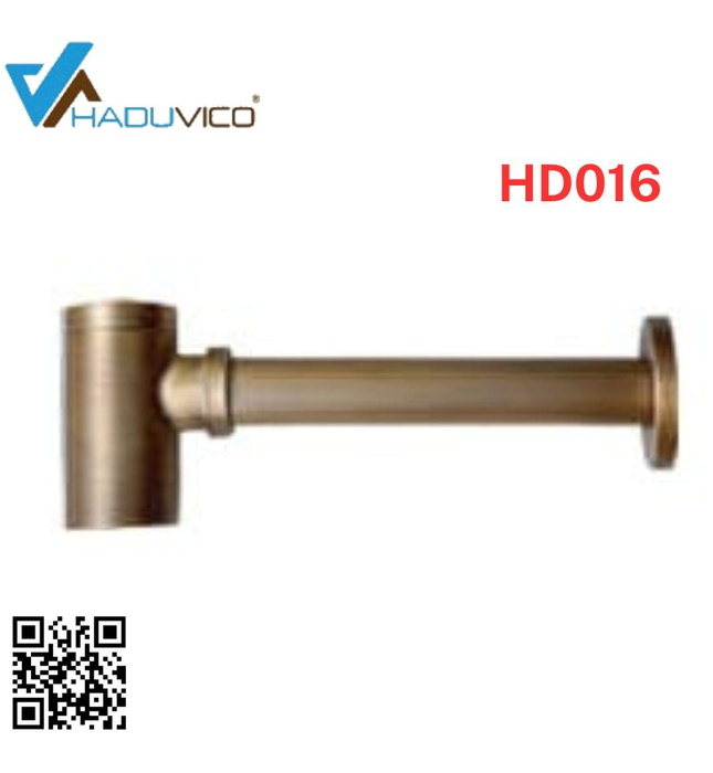 Ống thoát lavabo chữ P Haduvico HD016