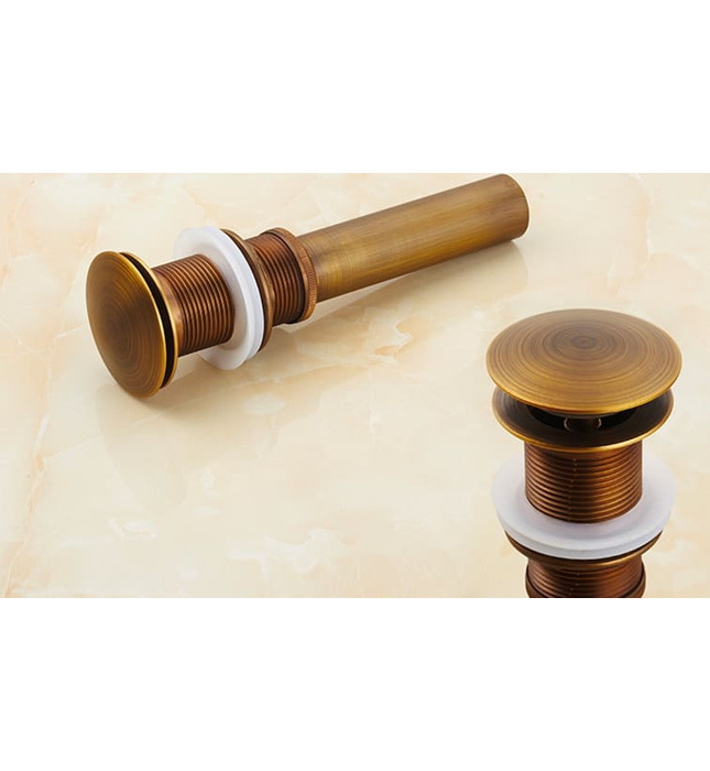 Đầu xả lavabo bằng đồng Haduvico XF004