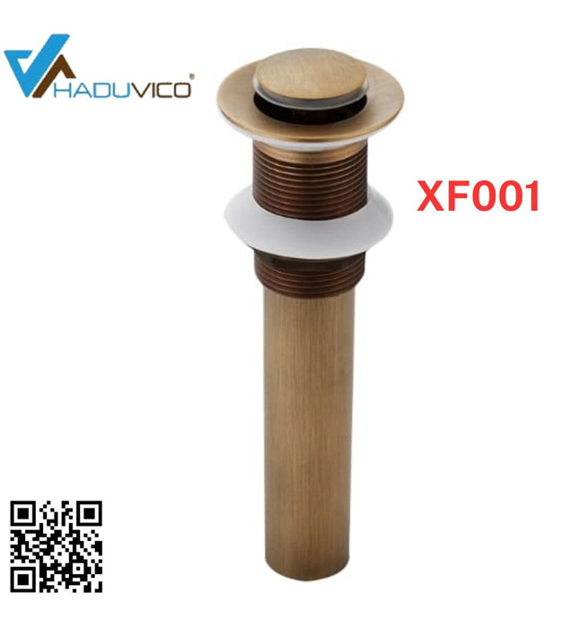 Đầu xả lavabo bằng đồng Haduvico XF004