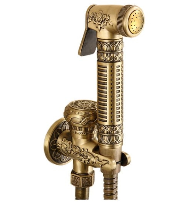 Vòi xịt Toilet bằng đồng cổ điển Haduvico XV001