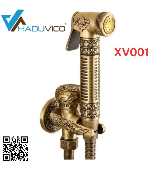 Vòi xịt Toilet bằng đồng cổ điển Haduvico XV001