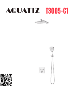 Sen tắm âm tường bát vuông Aquatiz T3005-C1