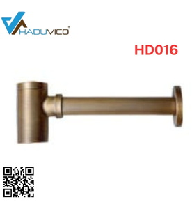 Ống thoát lavabo chữ P Haduvico HD016