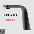 Vòi lavabo cảm ứng nóng lạnh dùng pin điện xám đen Aquatiz D500032