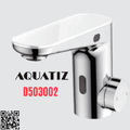 Vòi lavabo cảm ứng nóng lạnh dùng pin điện Aquatiz D503002