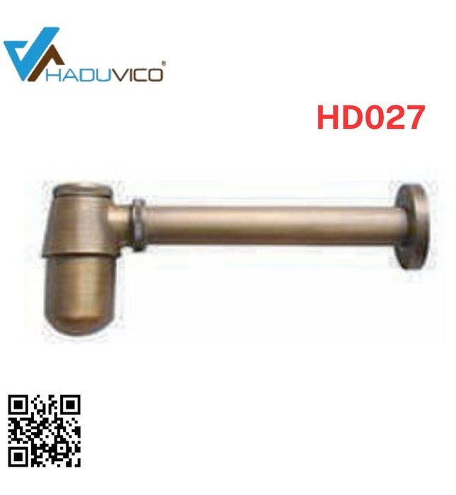Ống thoát lavabo chữ P Haduvico HD027