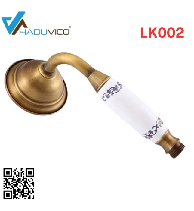 Tay sen tắm bằng đồng Haduvico LK002