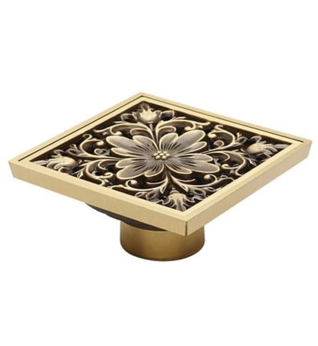 Phễu thoát sàn bằng đồng Haduvico HD006