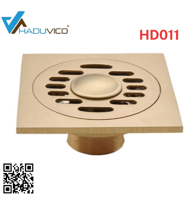 Phễu thoát sàn bằng đồng Haduvico HD011