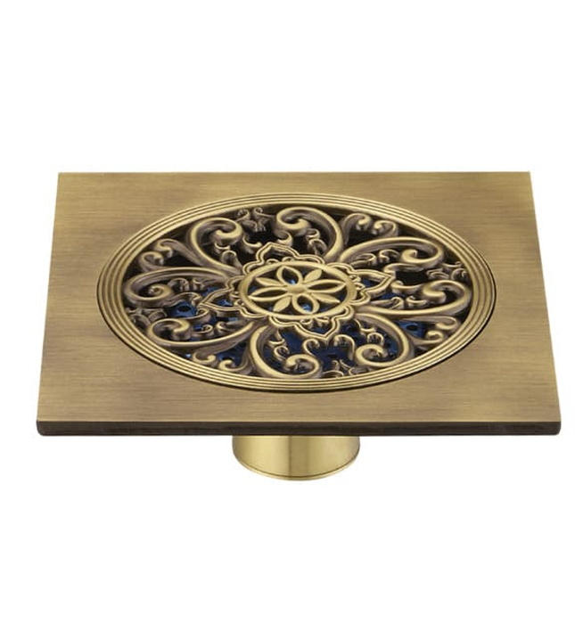 Phễu thoát sàn bằng đồng Haduvico HD017