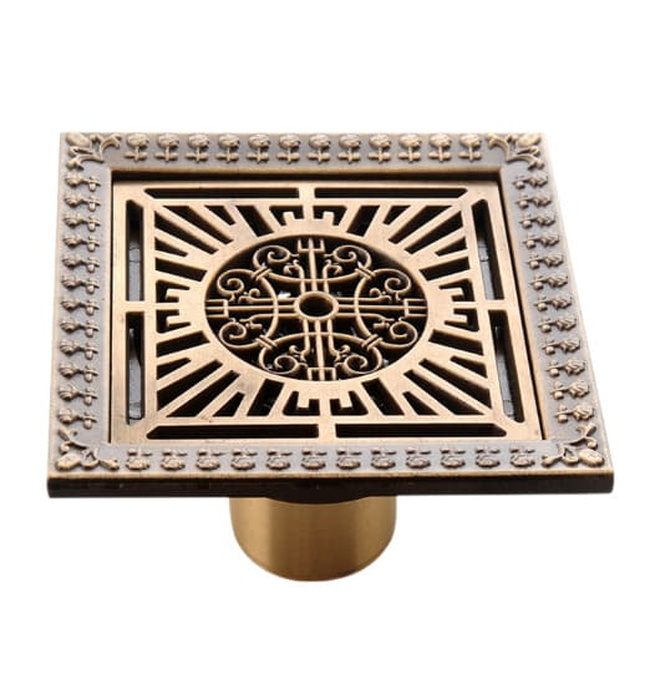 Phễu thoát sàn bằng đồng Haduvico HD025