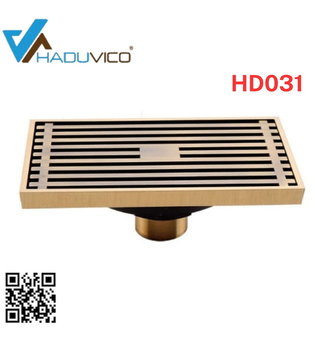 Phễu thoát sàn bằng đồng Haduvico HD031